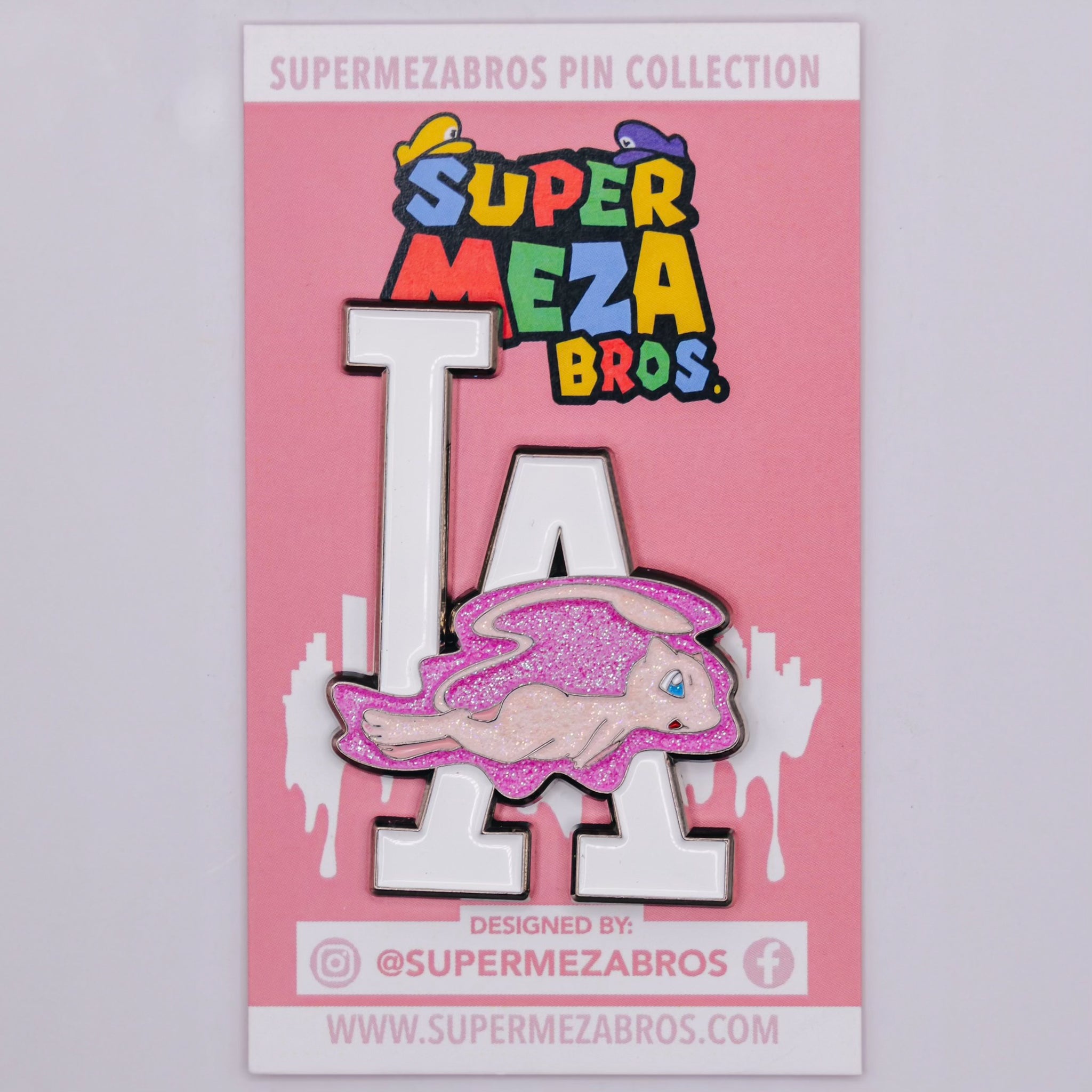 LAx1Mew Pin – Super Meza Bros