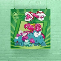 Supermezamon Green Version Giclee Fine Art Print