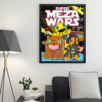 Super Meza Wars Giclee Fine Art Print