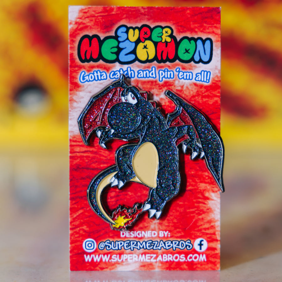 Shiny Yoshyzard Pin