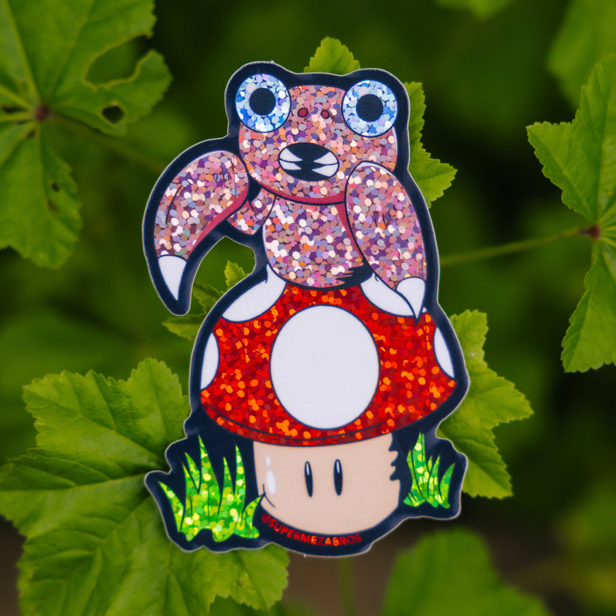 Baby Fungo Glitter Sticker