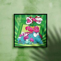 Supermezamon Green Version Giclee Fine Art Print