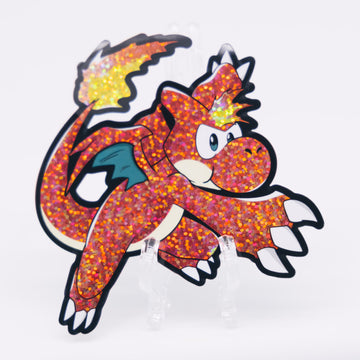 Yoshmeleon Glitter Sticker