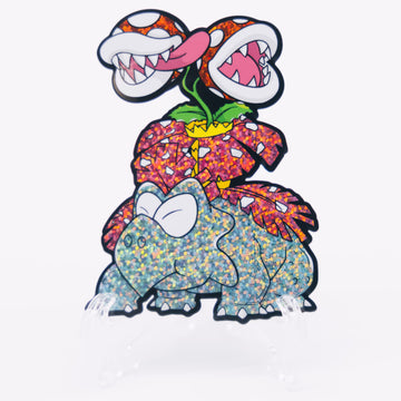 Pirhinosaur Glitter Sticker