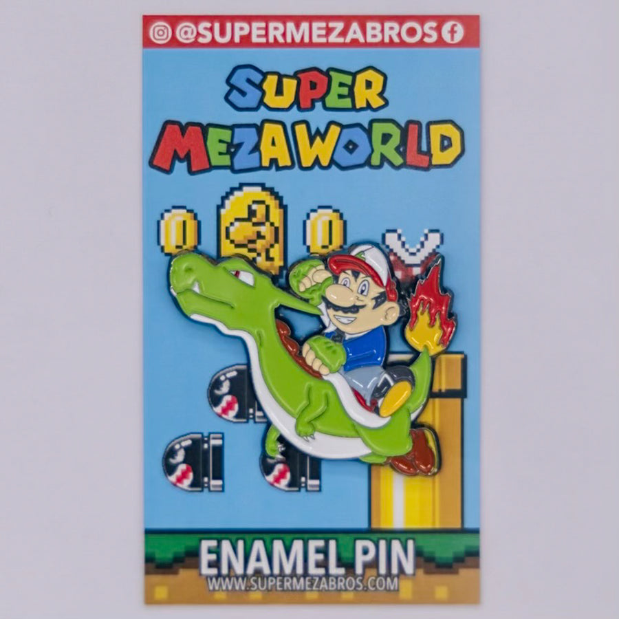 Super Meza World Pin