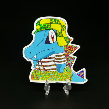 Chavodile Glitter Sticker