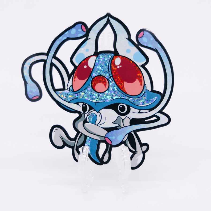 Bloopacruel Glitter Sticker