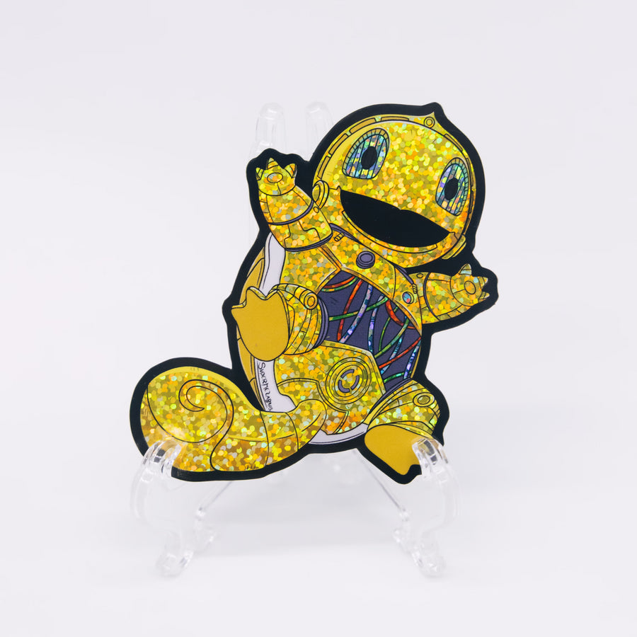 S-3PO Glitter Sticker