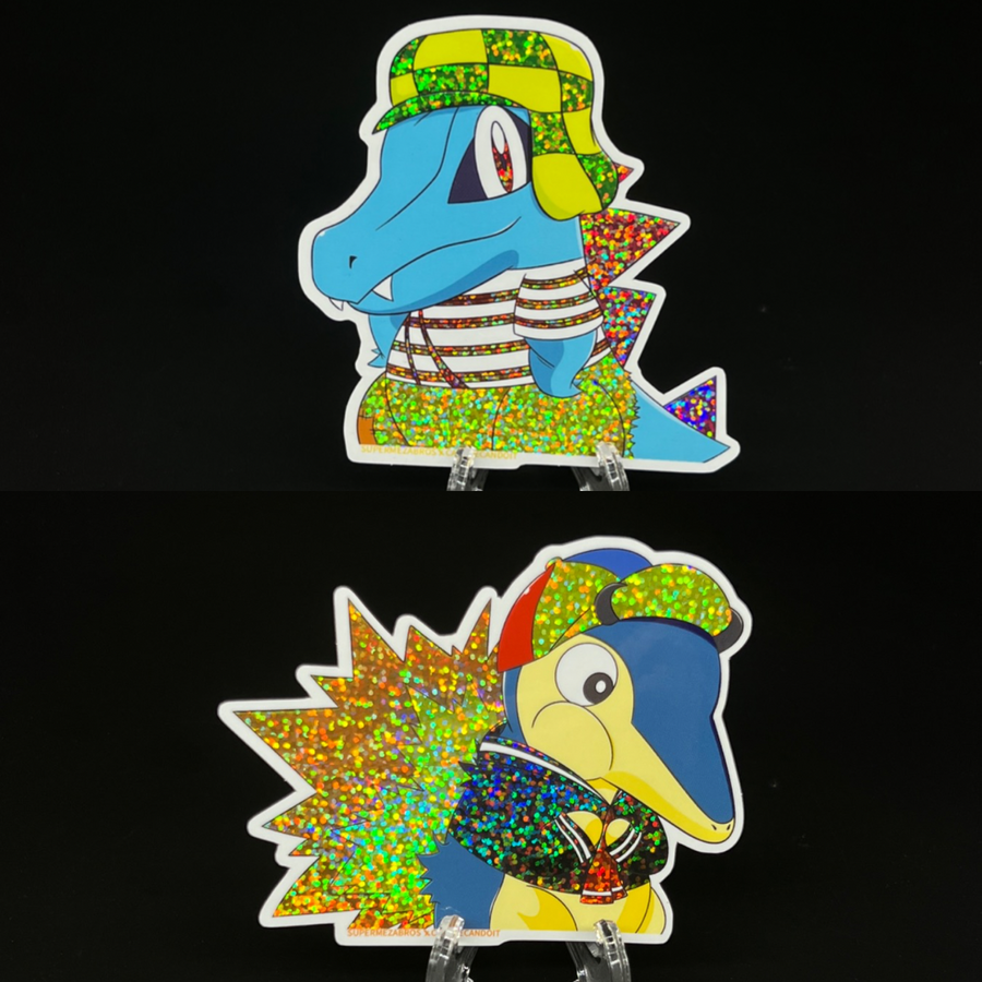 Chavodile Glitter Sticker