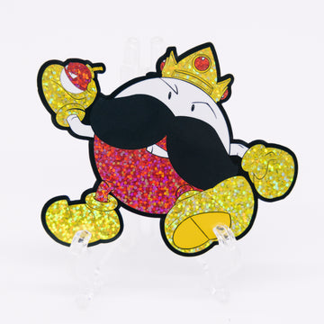 King Electrobomb Glitter Sticker