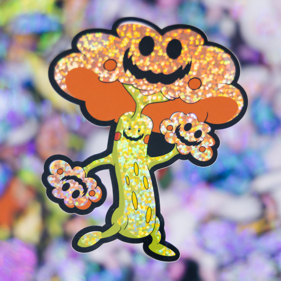 Illudowoodo Glitter Sticker